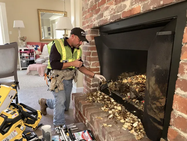 Safe screening installation by Kingston Chimney Sweep in Kingston, MA