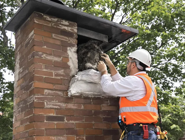 Humane removal of debris and animals by Kingston Chimney Sweep in Kingston, MA