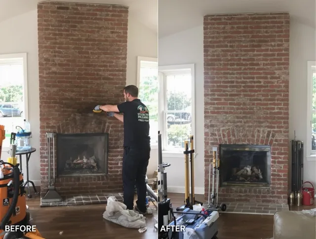 Finished chimney sweeping service by Kingston Chimney Sweep in Kingston, MA