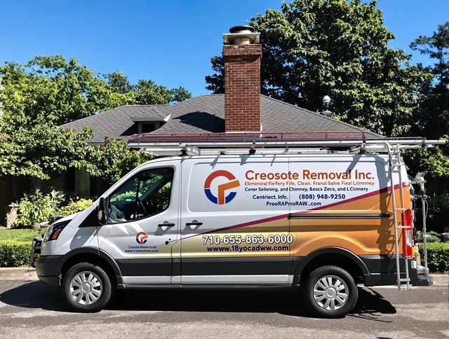 Kingston Chimney Sweep technician removing creosote safely in Kingston, MA